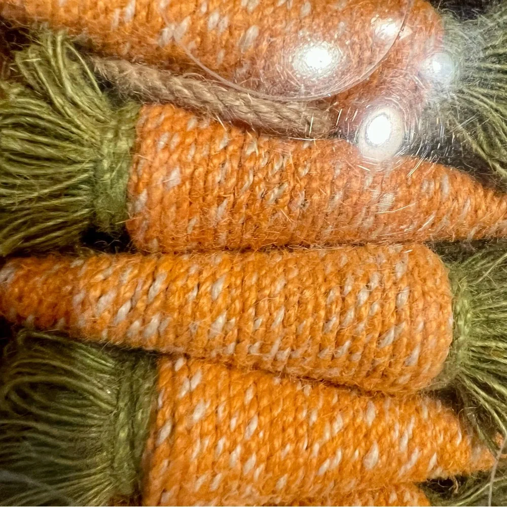 Rustic Spring Carrots Easter Garland Farmhouse Twine 6 Ft